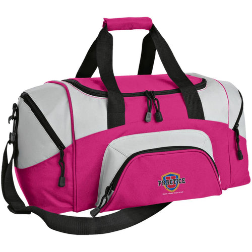 School Colorblock Sport Duffel Bags